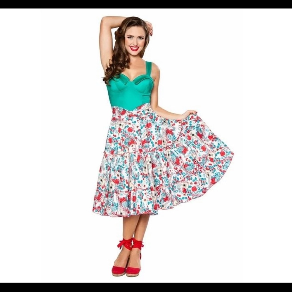 Bettie Page 1950’s Cha Cha Skirt